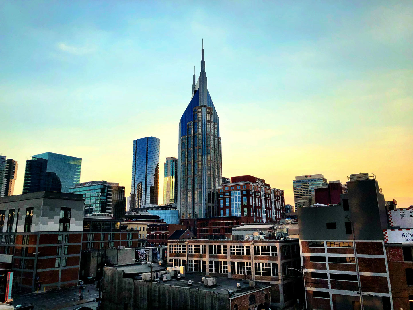 Downtown Nashville skyline - photo by Shane Raynor
